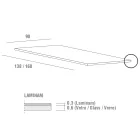 Rozkładany stół kuchenny z ceramiki Fine Laminam Made in Italy - Efisto Viadurini