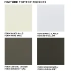 Stół kuchenny Fenix z możliwością rozciągnięcia do 300 cm Made in Italy - Grotta Viadurini