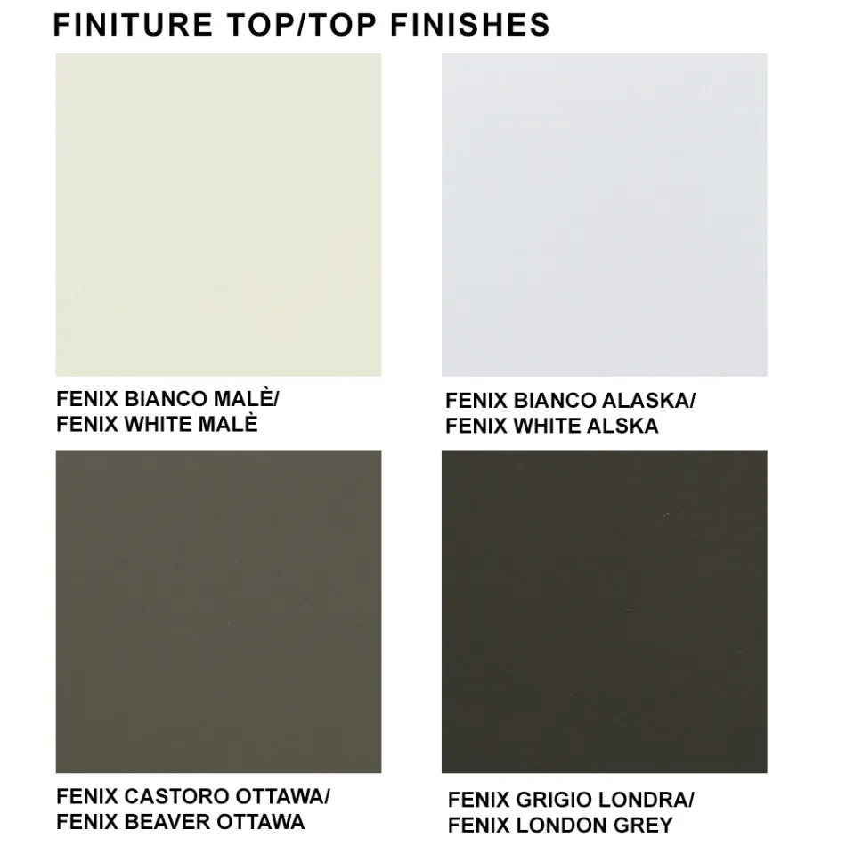 Stół kuchenny Fenix z możliwością rozciągnięcia do 300 cm Made in Italy - Grotta Viadurini