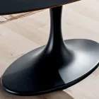 Stół kuchenny z Fenix i lakierowanego syntetycznego marmuru Made in Italy - Brontolo Viadurini