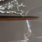 Stół kuchenny z Fenix i lakierowanego syntetycznego marmuru Made in Italy - Brontolo Viadurini