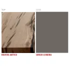 Stół kuchenny z drewna i metalu Made in Italy, wysoka jakość - Dotto Viadurini