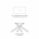 Wykonany we Włoszech stół kuchenny z litego drewna, Dionigi Viadurini