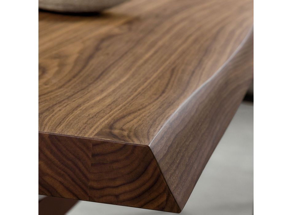 Stół kuchenny z wysokiej jakości korowanego drewna wyprodukowanego we Włoszech - Pinokio Viadurini