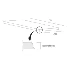 Stół kuchenny z wysokiej jakości korowanego drewna wyprodukowanego we Włoszech - Pinokio Viadurini