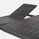 Rozkładany stół zewnętrzny do 160 cm z aluminium, Homemotion - Andries Viadurini