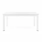 Stół rozkładany do 160 cm z aluminium Homemotion - Andries Viadurini