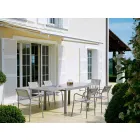 Rozkładany stół zewnętrzny do 280 cm z metalu Made in Italy - Dego Viadurini