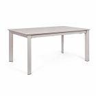 Rozkładany stolik zewnętrzny w aluminiowym nowoczesnym stylu Homemotion - Casper Viadurini