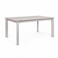 Rozkładany stolik zewnętrzny do 240 cm w aluminiowej obudowie Homemotion - Casper