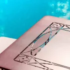 Stół ogrodowy Artisan z malowanego żelaza Made in Italy - Zagato Viadurini