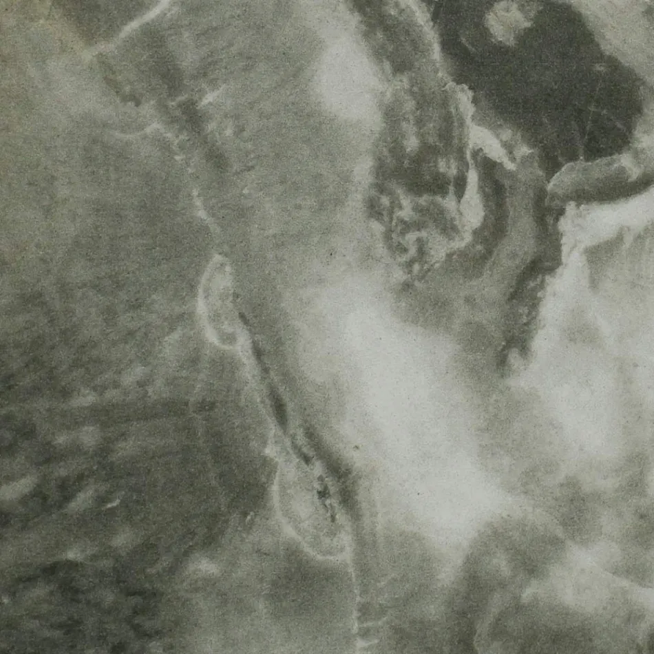 Stół ogrodowy z drewnianą podstawą i ceramicznym blatem Orobico Luxe - Infinity Viadurini