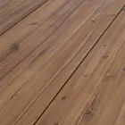 Stół ogrodowy z drewna akacjowego z nogami z malowanej stali - Sheldon Viadurini