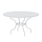 Okrągły stół zewnętrzny ze stali ocynkowanej Made in Italy - Sibo Viadurini