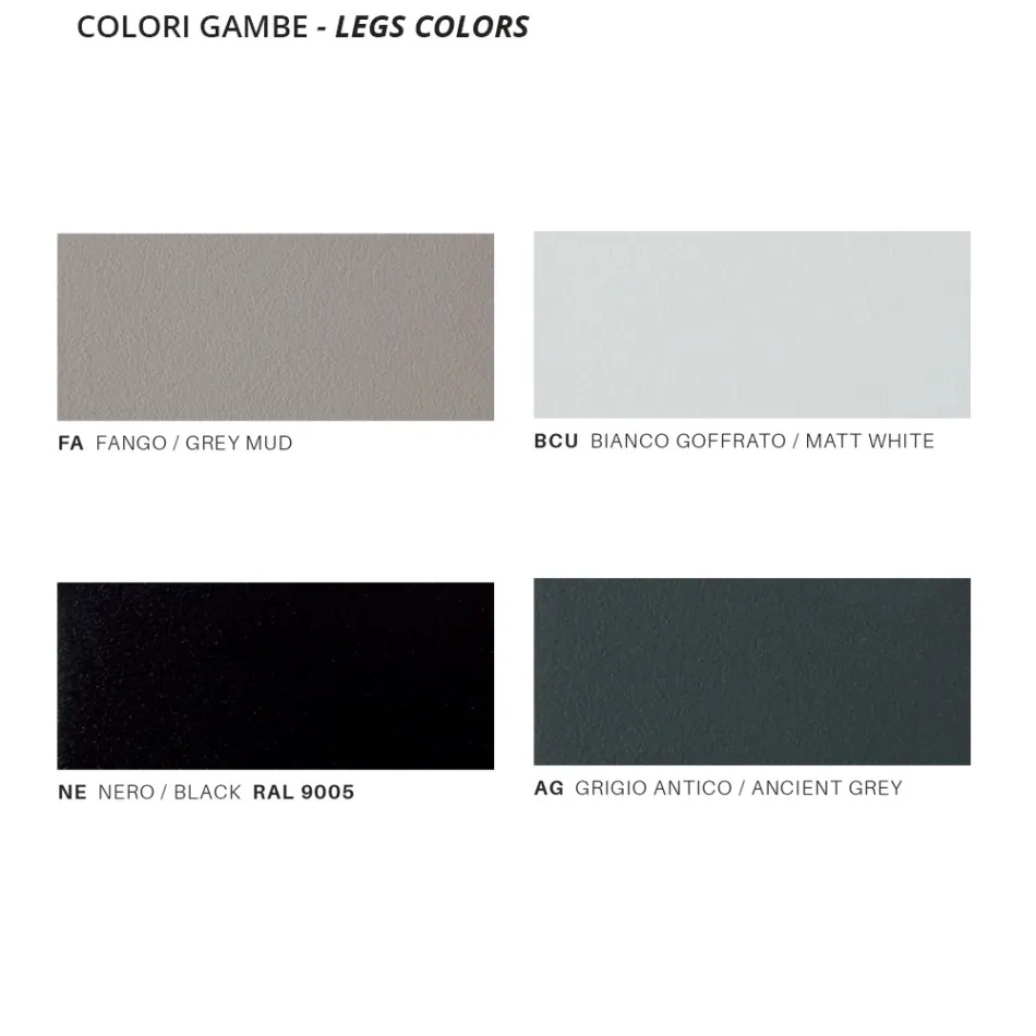 Podstawa stołu ogrodowego ze stali ocynkowanej z blatem HPL Made in Italy - Brienne Viadurini