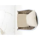 Stół ogrodowy z 4 krzesłami z aluminium i tkaniny - Artes Viadurini