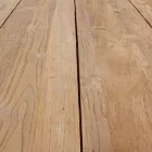 Stół ogrodowy z blatem z drewna tekowego Homemotion - Cowen Design Viadurini