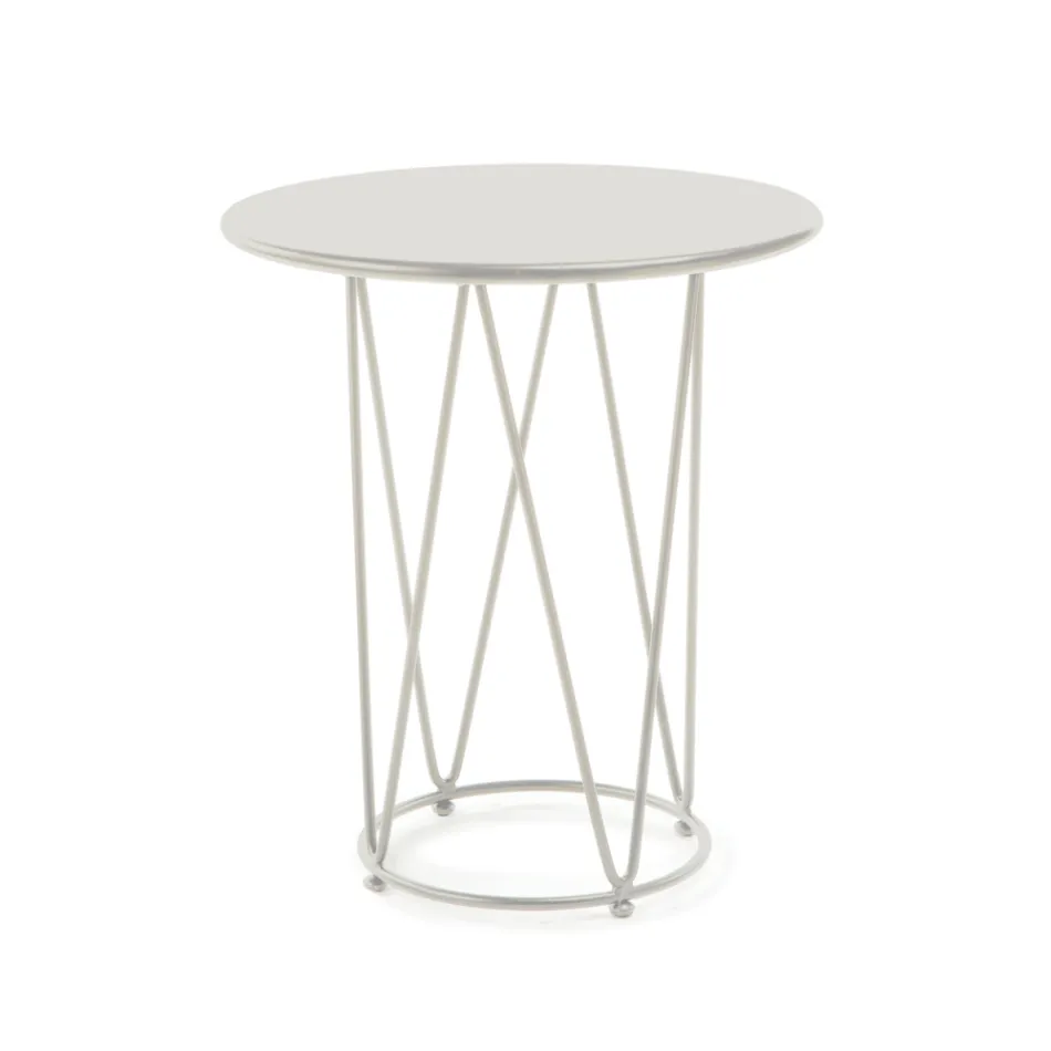 Stalowy stół ogrodowy o różnych rozmiarach Made in Italy - Brienne Viadurini