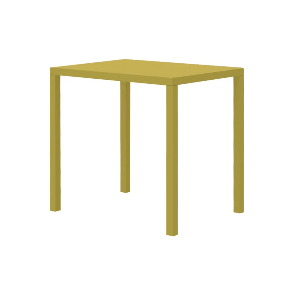 Prostokątny stół ogrodowy ze stali ocynkowanej Made in Italy - Azul Viadurini