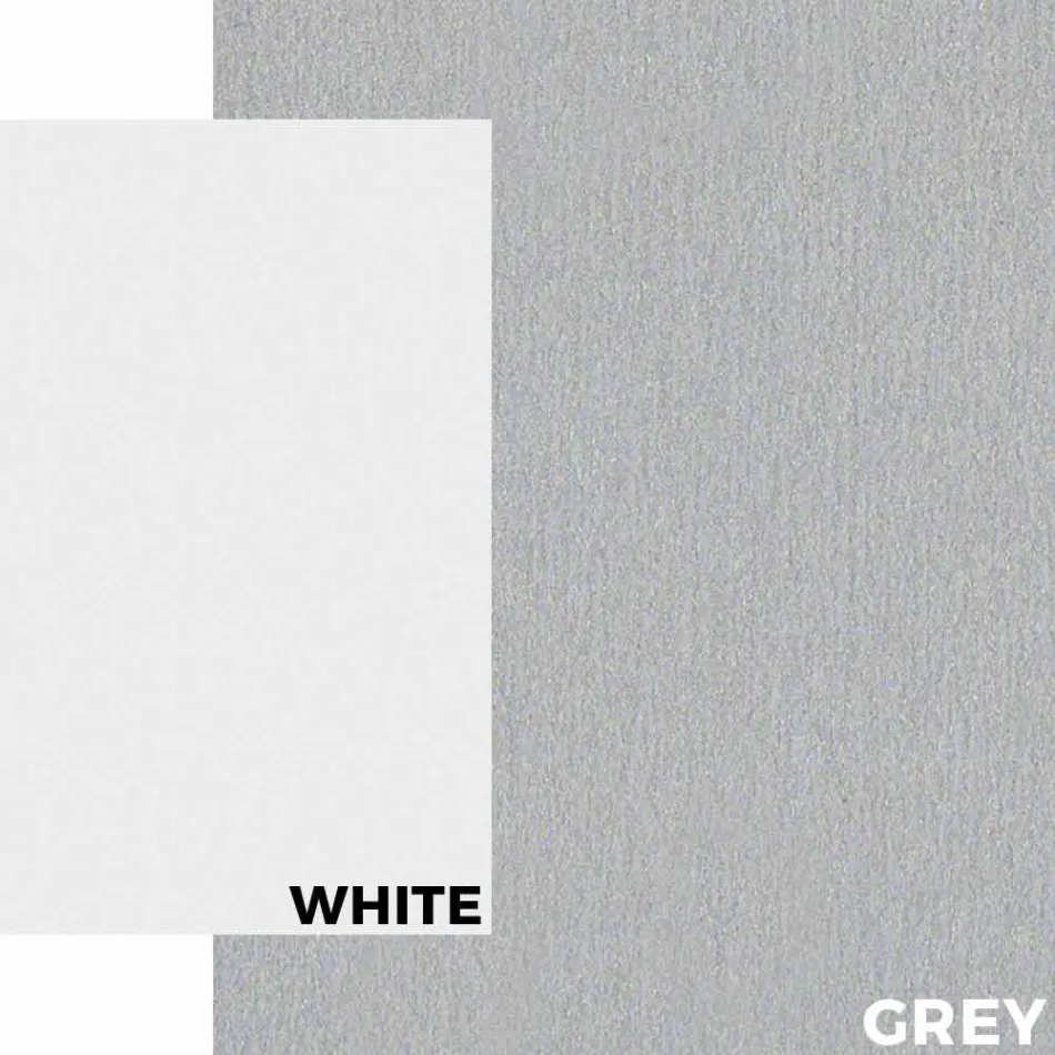 Stół ogrodowy z białego aluminium i laminatu nowoczesny design - Oceania2 Viadurini