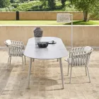 Kolorowy stół ogrodowy Hpl Top Made in Italy - Emma by Varaschin Viadurini