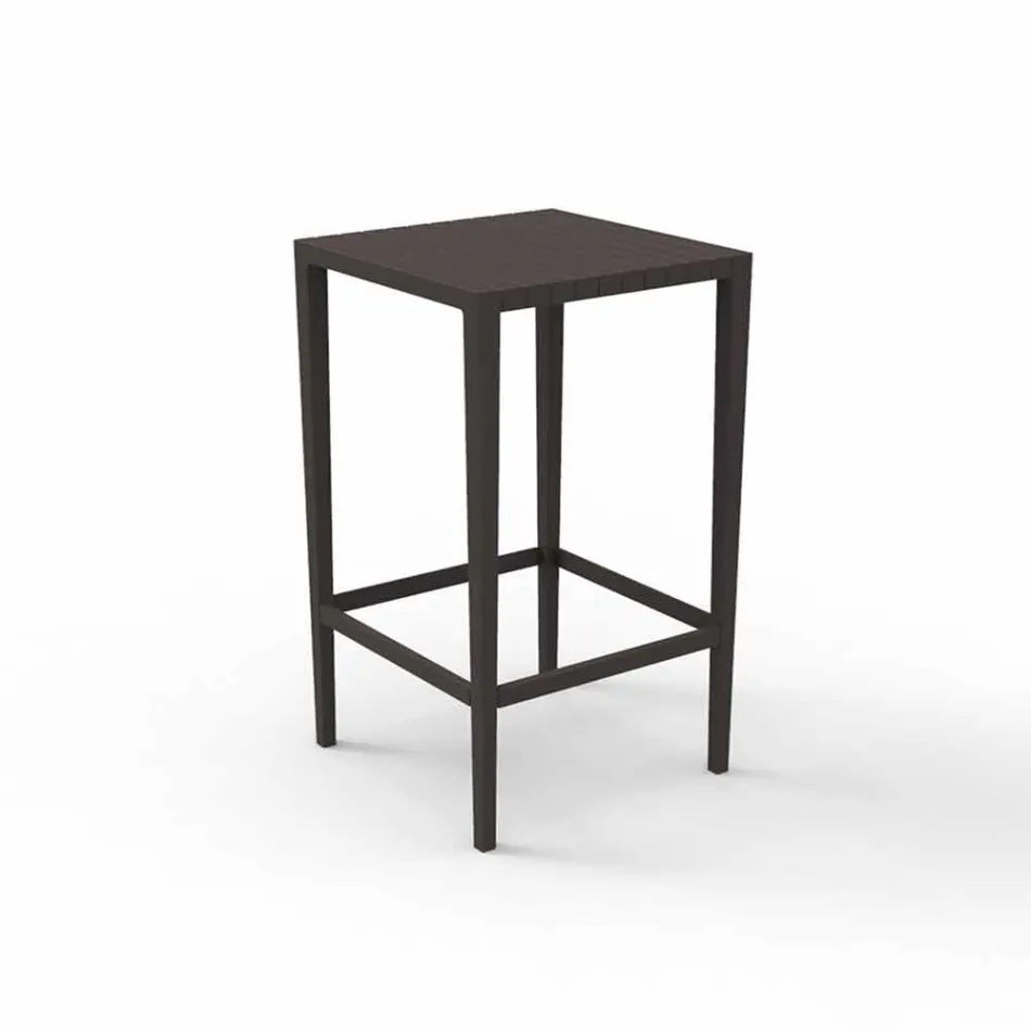 Stół ogrodowy Spritz firmy Vondom z polipropylenu i włókna szklanego Viadurini