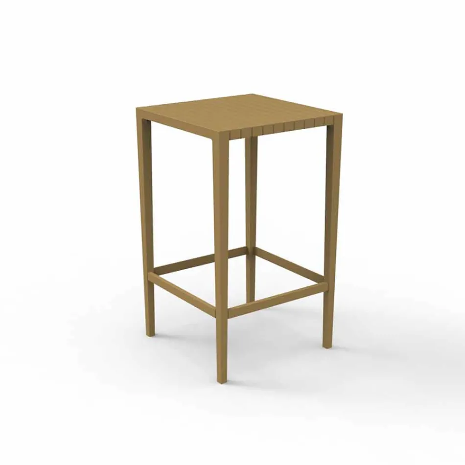 Stół ogrodowy Spritz firmy Vondom z polipropylenu i włókna szklanego Viadurini