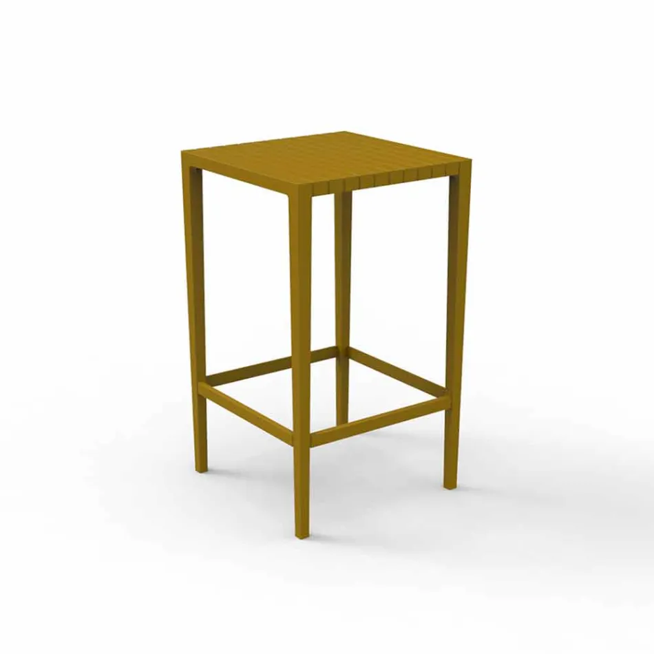 Stół ogrodowy Spritz firmy Vondom z polipropylenu i włókna szklanego Viadurini