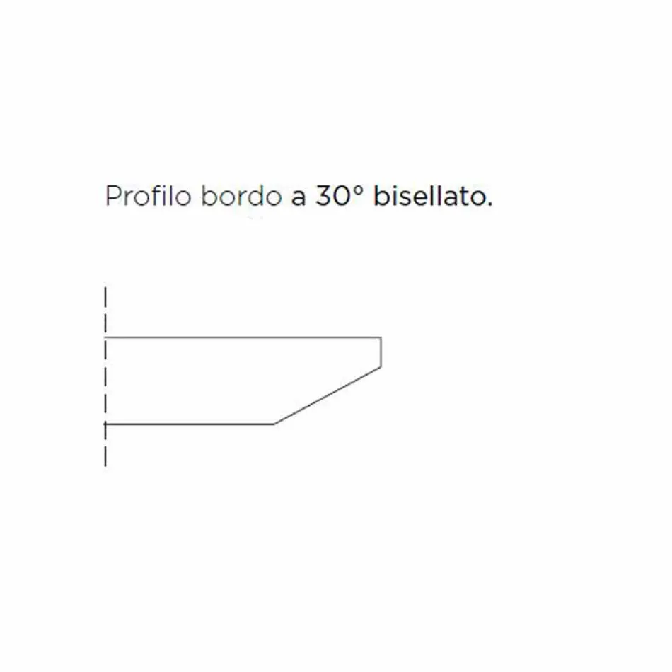 Stół do jadalni w kształcie beczki z fornirowanym blatem Made in Italy - Settimmio Viadurini