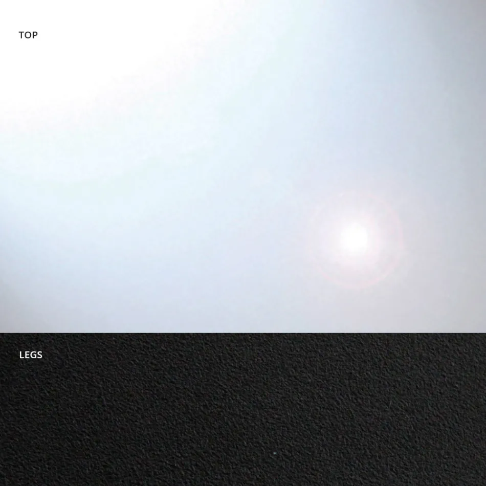 Stół do jadalni w kształcie beczki ze szkła i stali Made in Italy - Cave Viadurini