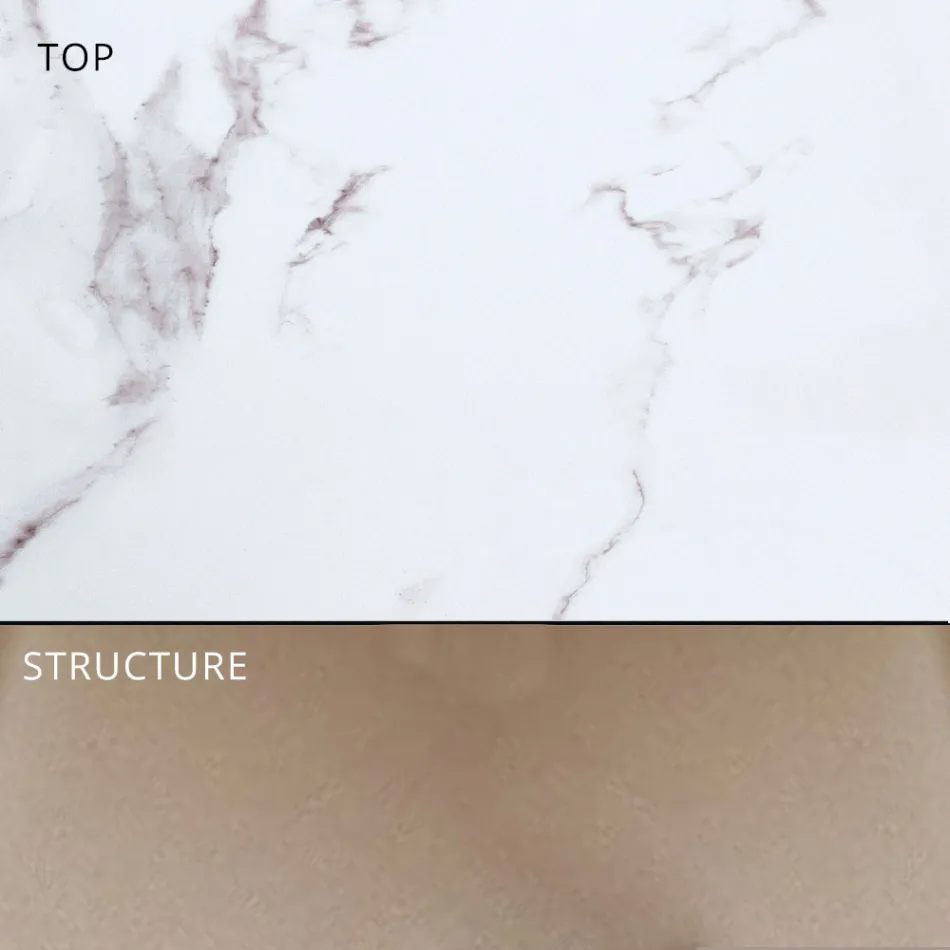 Rozkładany stół do jadalni na zewnątrz 318 cm z aluminium i kamionki - Filomena Viadurini