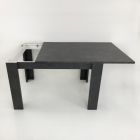 Stół do jadalni rozkładany do 170 cm Design z ekologicznego drewna - Perro Viadurini