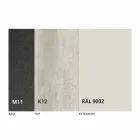 Stół Rozkładany do 298 cm w Blacie Metalowym i Ceramicznym - Anaconda Viadurini