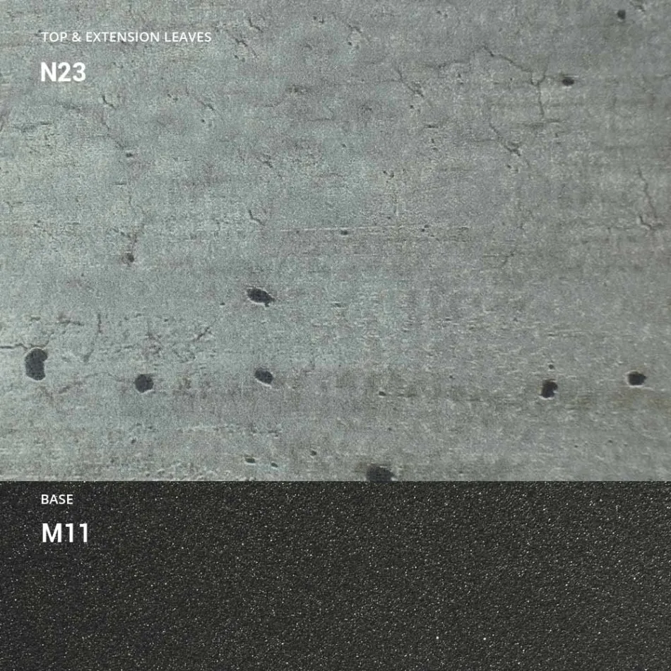 Stół rozkładany do 298 cm z melaminy Made in Italy - Fedemo Viadurini