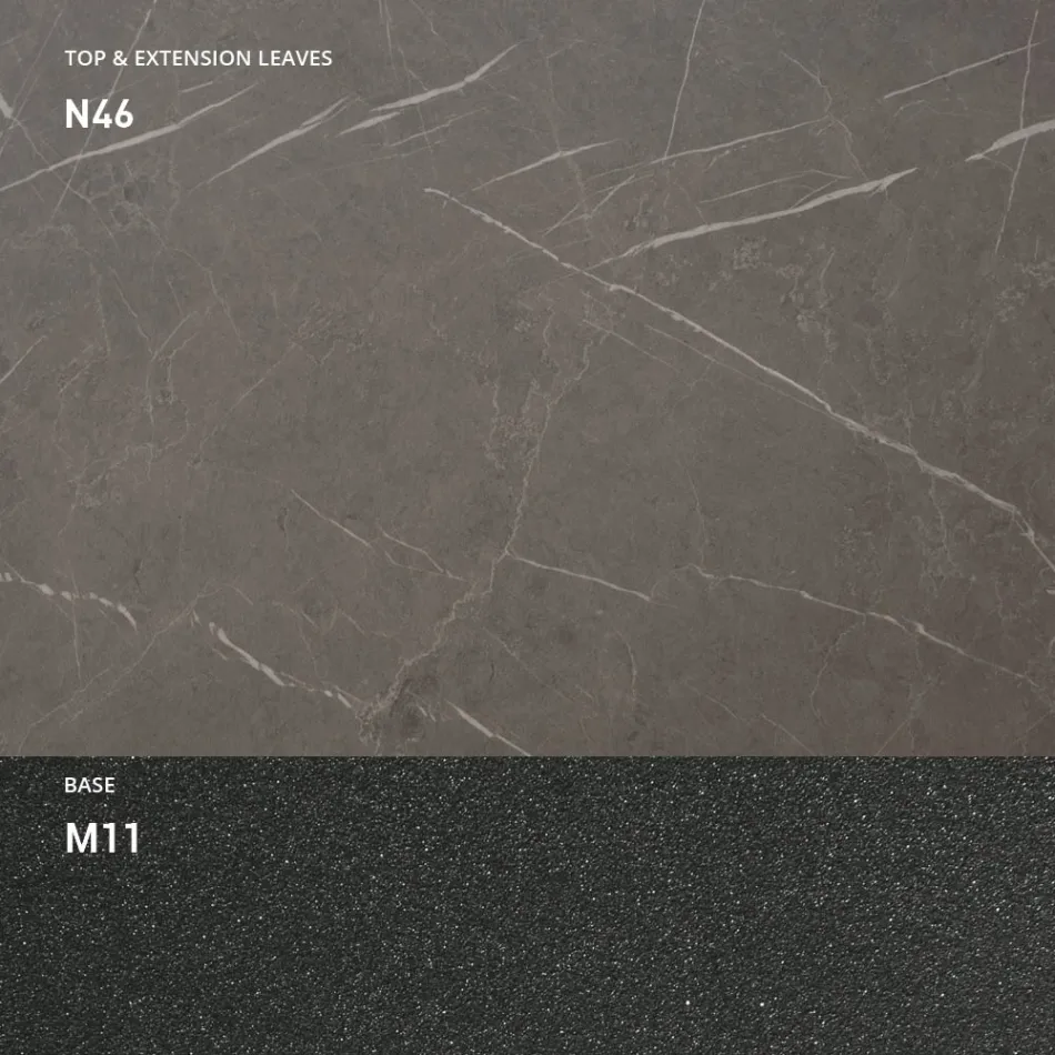 Stół rozkładany do 298 cm z melaminy Made in Italy - Fedemo Viadurini