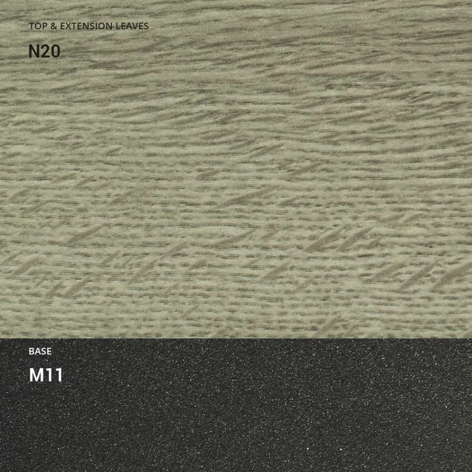 Stół rozkładany do 298 cm z melaminy Made in Italy - Fedemo Viadurini