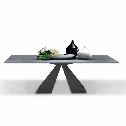 Stół do jadalni rozkładany do 300 cm z laminatu HPL Made in Italy - Dalmacja Viadurini