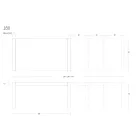 Metalowy stół do jadalni z możliwością przedłużenia do 310 cm Made in Italy - Euclide Viadurini