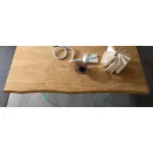 Stół rozkładany do 280 cm z drewna i szkła Made in Italy - Focus Viadurini