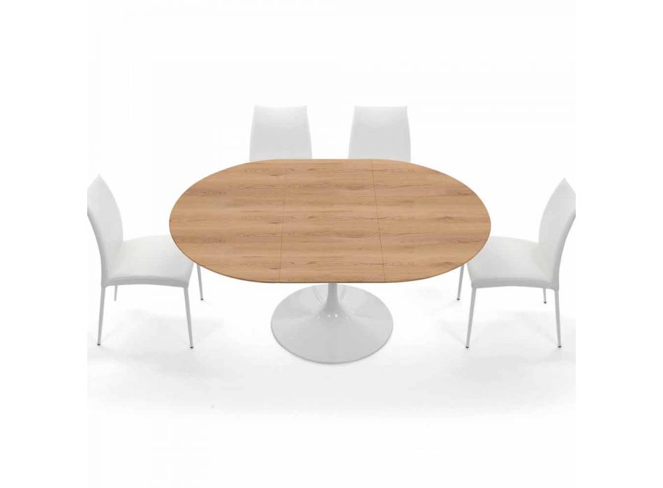 Rozkładany stół do jadalni do 170 cm z laminatu Made in Italy - dolary Viadurini