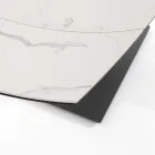 Rozkładany stół do jadalni do 180 cm z ceramiki i stali - Catone Viadurini