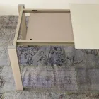 Stół rozkładany do 204 cm w kolorze Made in Italy Crystal - Palladio Viadurini