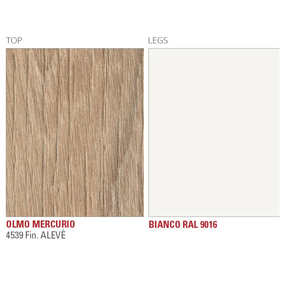 Rozkładany stół do jadalni do 252 cm z Hpl Made in Italy - Efisto Viadurini