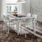 Rozkładany stół do jadalni do 252 cm z Hpl Made in Italy - Efisto Viadurini