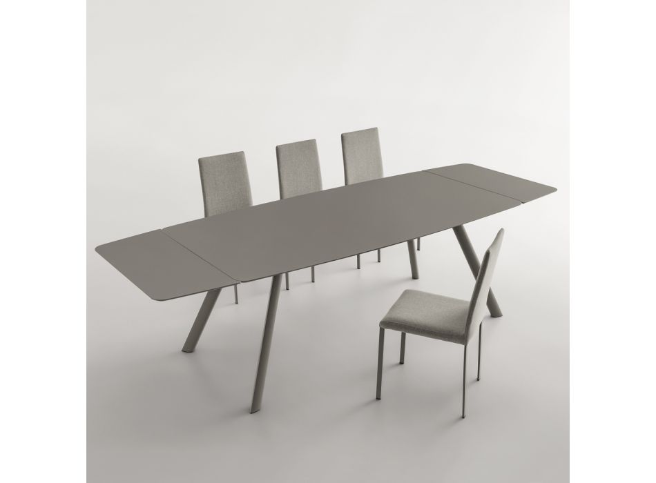 Rozkładany stół do jadalni do 280 cm w Fenix Made in Italy - Lingotto Viadurini