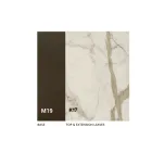 Rozkładany stół jadalny do 280 lub 298 cm z blatem ceramicznym - Nomia Viadurini