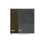 Rozkładany stół jadalny do 280 lub 298 cm z blatem ceramicznym - Nomia Viadurini