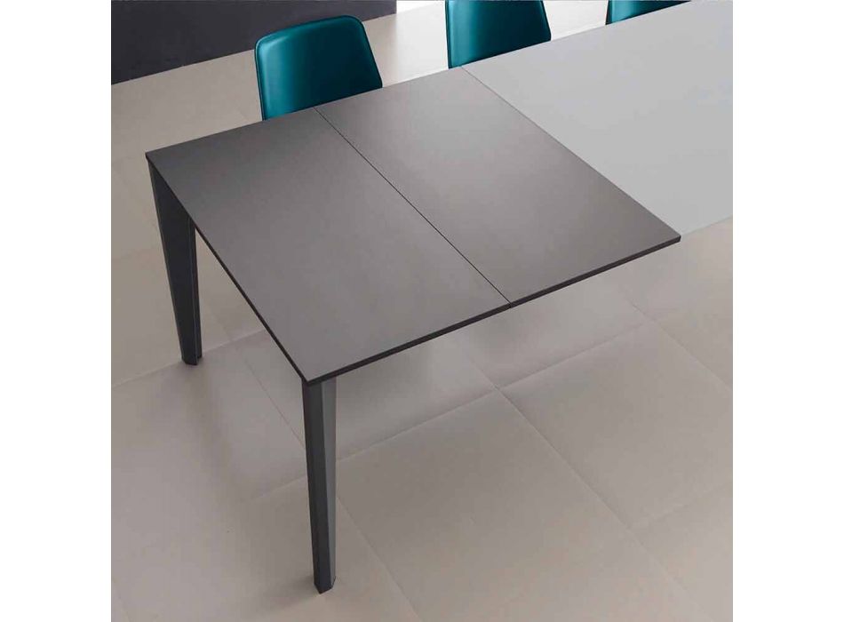Stół rozkładany do 290 cm z kryształu Made in Italy - Polonio Viadurini