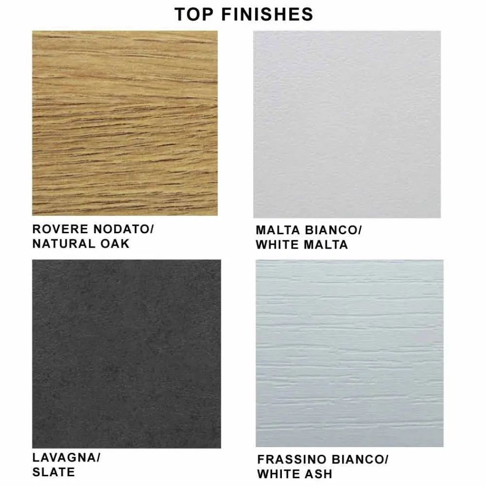 Rozkładany stół do jadalni do 300 cm z laminatu Made in Italy - Grotta Viadurini