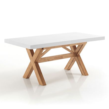 Rozkładany Stół Jadalny do 315 cm z Litego Drewna - Massimo Viadurini